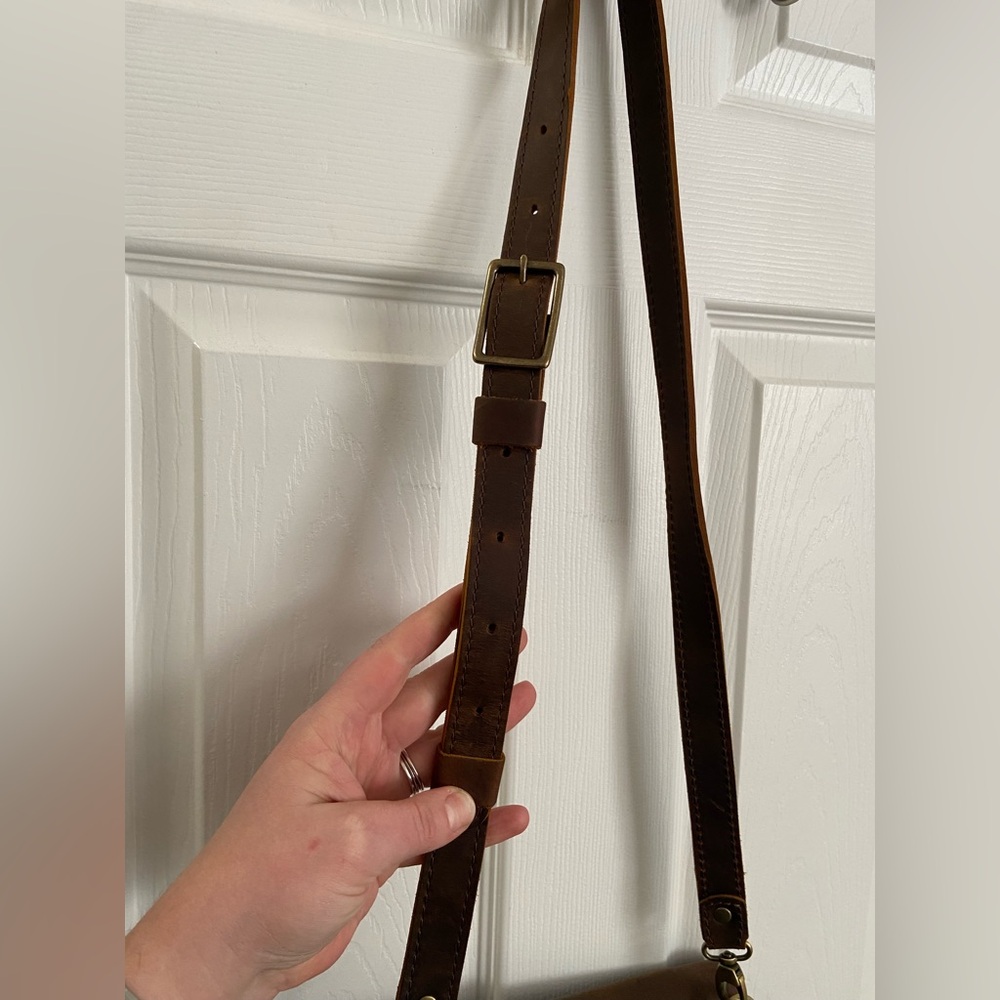 Portland Leather Goods Hawkeye Satchel in canyon - Picture 5 of 5